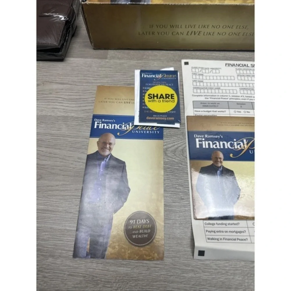 Dave Ramsey's Financial Peace University Membership Kit Course Box. New-Open Box
